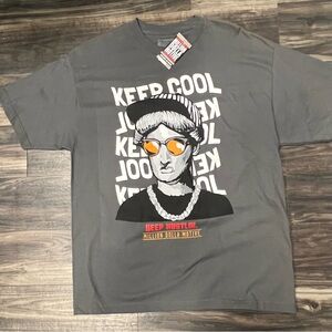 Men’s Million Dolla Motive Gray Graphic T-Shirt